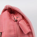 PRADA Shoulder Bag Nylon Pink Silver Auth 212970-16