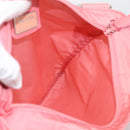 PRADA Shoulder Bag Nylon Pink Silver Auth 212970-19