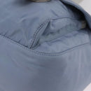 PRADA Shoulder Bag Nylon Light Blue Silver Auth 212972A-15
