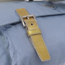 PRADA Shoulder Bag Nylon Light Blue Silver Auth 212972A-20