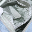 PRADA Shoulder Bag Nylon Light Blue Silver Auth 212972A-31