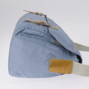 PRADA Shoulder Bag Nylon Light Blue Silver Auth 212972A-5