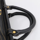 Burberrys Nova Check Boston Bag PVC Beige Gold Auth 212973-8