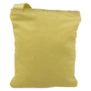 PRADA Shoulder Bag Nylon Yellow Silver Auth 212976-3