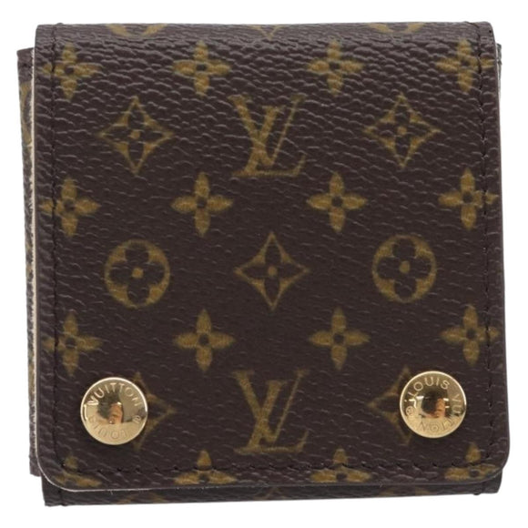 LOUIS VUITTON Monogram Jewelry Case Jewelry Box LV Auth 212979