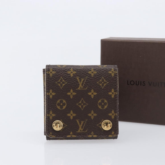 LOUIS VUITTON Monogram Jewelry Case Jewelry Box LV Auth 212979