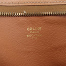 CELINE Macadam Canvas Clutch Bag PVC Leather Brown Gold Auth 213004A-15