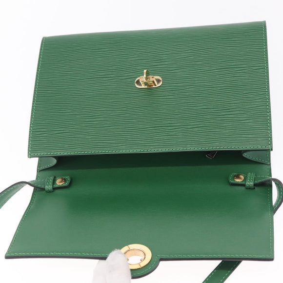 LOUIS VUITTON Epi Pochette Arche Shoulder Bag Green M52574 LV Auth 213006A