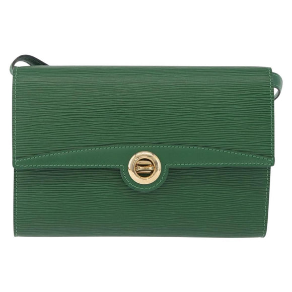 LOUIS VUITTON Epi Pochette Arche Shoulder Bag Green M52574 LV Auth 213006A