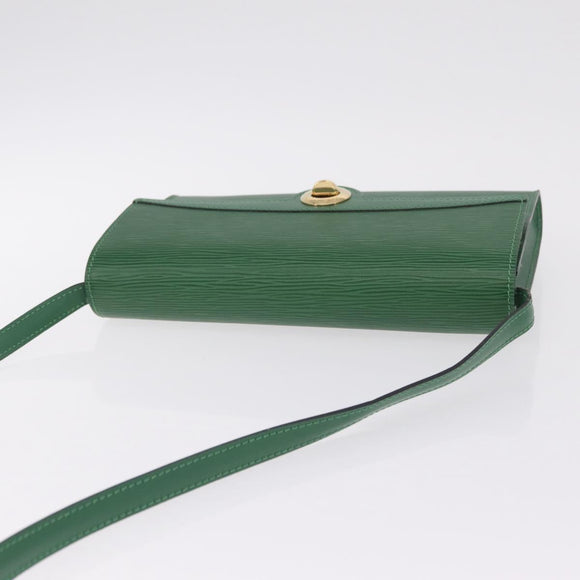 LOUIS VUITTON Epi Pochette Arche Shoulder Bag Green M52574 LV Auth 213006A