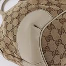 GUCCI GG Canvas Hand Bag Beige Gold 247902 Auth 213008-12