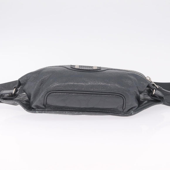 Balenciaga Body Bag Leather Gray 542013 Auth 213012A