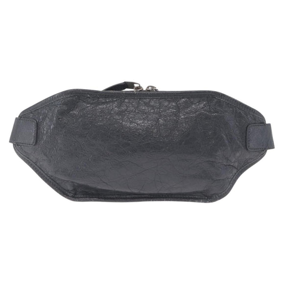 Balenciaga Body Bag Leather Gray 542013 Auth 213012A