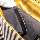 FENDI Chain Shoulder Bag Velvet Beige Auth 213013V-26
