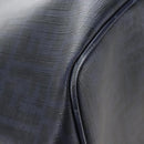 FENDI Zucca Canvas Hand Bag PVC Navy Silver 7VA271 Auth 213018V-13