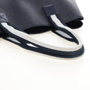 FENDI Zucca Canvas Hand Bag PVC Navy Silver 7VA271 Auth 213018V-7