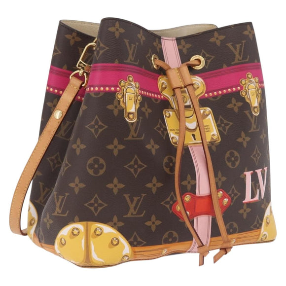 LOUIS VUITTON Monogram Neo Noe Summer Trunk Shoulder Bag M40649 LV Auth 213020V
