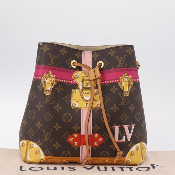 LOUIS VUITTON Monogram Neo Noe Summer Trunk Shoulder Bag M40649 LV Auth 213020V
