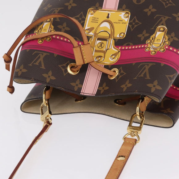 LOUIS VUITTON Monogram Neo Noe Summer Trunk Shoulder Bag M40649 LV Auth 213020V