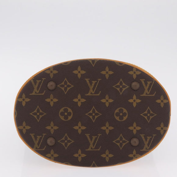 LOUIS VUITTON Monogram Bucket PM Shoulder Bag M42238 LV Auth 213022