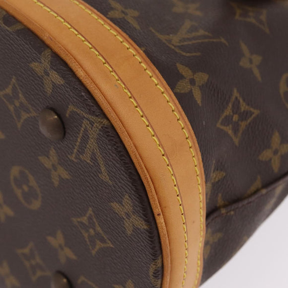 LOUIS VUITTON Monogram Bucket PM Shoulder Bag M42238 LV Auth 213022