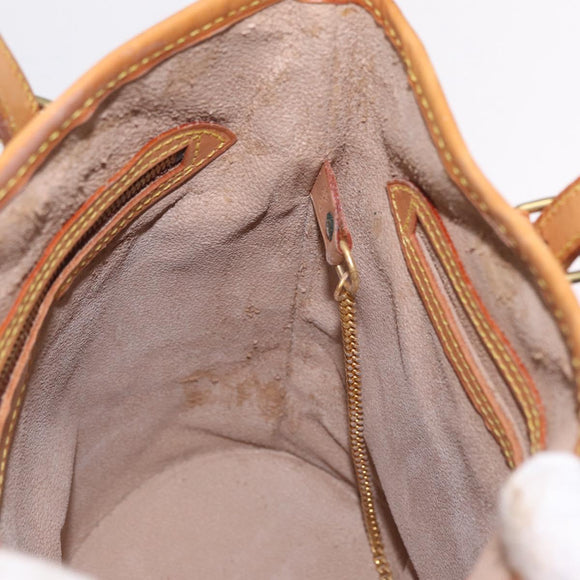 LOUIS VUITTON Monogram Bucket PM Shoulder Bag M42238 LV Auth 213022
