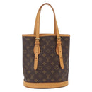 LOUIS VUITTON Monogram Bucket PM Shoulder Bag M42238 LV Auth 213022-3