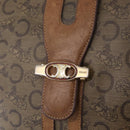 CELINE C Sulky Horse Carriage Shoulder Bag PVC Beige Gold Auth 213023-18