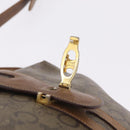 CELINE C Sulky Horse Carriage Shoulder Bag PVC Beige Gold Auth 213023-19
