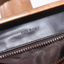 CELINE C Sulky Horse Carriage Shoulder Bag PVC Beige Gold Auth 213023-26