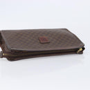 CELINE Macadam Canvas Shoulder Bag PVC Leather 3 Set Brown Auth 213027-24