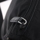 PRADA Shoulder Bag Nylon Black Silver Auth 213029-17