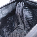 PRADA Shoulder Bag Nylon Black Silver Auth 213029-20