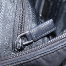 PRADA Shoulder Bag Nylon Black Silver Auth 213029-22