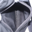 PRADA Shoulder Bag Nylon Black Silver Auth 213029-24