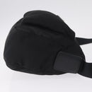 PRADA Shoulder Bag Nylon Black Silver Auth 213029-4