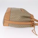CELINE Macadam Canvas Shoulder Bag PVC Beige Gold Auth 213030-4