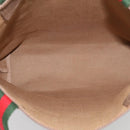 GUCCI GG Supreme Web Sherry Line Bag PVC Beige Gold 002 123 6487 Auth 213031A-16