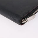 LOUIS VUITTON Epi Zippy Wallet Long Wallet Black M64838 LV Auth 213034A-11