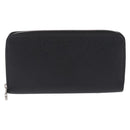 LOUIS VUITTON Epi Zippy Wallet Long Wallet Black M64838 LV Auth 213034A-2