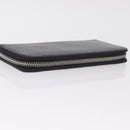 LOUIS VUITTON Epi Zippy Wallet Long Wallet Black M64838 LV Auth 213034A-6