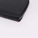 LOUIS VUITTON Epi Zippy Wallet Long Wallet Black M64838 LV Auth 213034A-9
