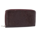 LOUIS VUITTON Epi Electric Zippy Wallet Dark Bordeaux M60314 LV Auth 213035A-1