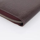 LOUIS VUITTON Epi Electric Zippy Wallet Dark Bordeaux M60314 LV Auth 213035A-11