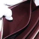 LOUIS VUITTON Epi Electric Zippy Wallet Dark Bordeaux M60314 LV Auth 213035A-22