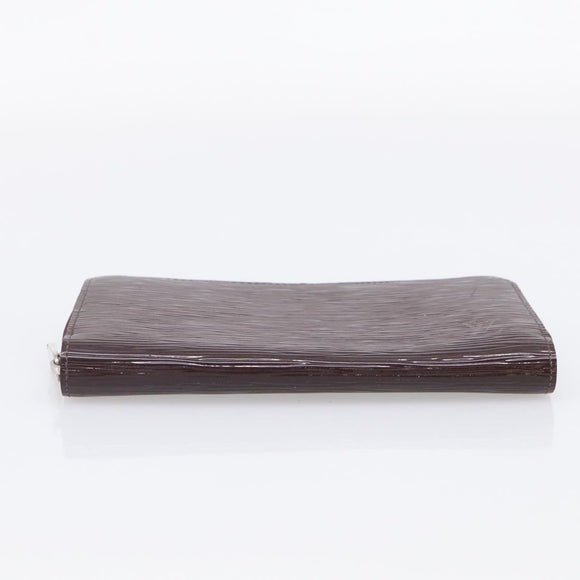 LOUIS VUITTON Epi Electric Zippy Wallet Dark Bordeaux M60314 LV Auth 213035A
