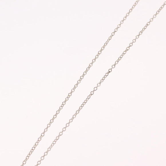 Tiffany & Co. Open Heart Necklace Ag925 Silver Auth 213039M
