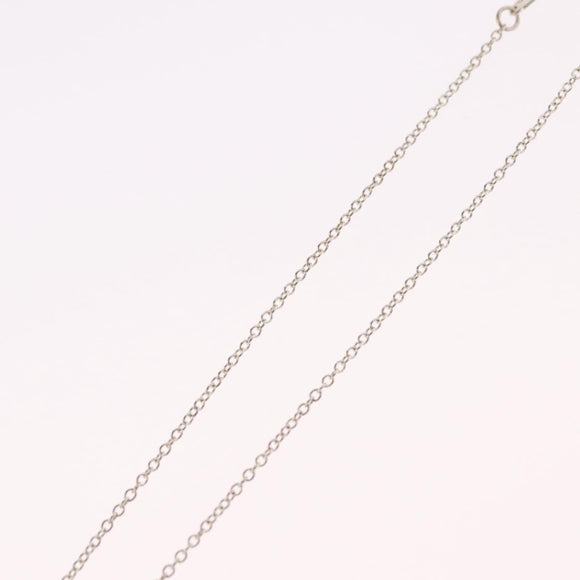 Tiffany & Co. Open Heart Necklace Ag925 Silver Auth 213039M