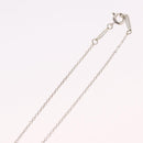 Tiffany & Co. Open Heart Necklace Ag925 Silver Auth 213039M-13