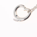 Tiffany & Co. Open Heart Necklace Ag925 Silver Auth 213039M-15